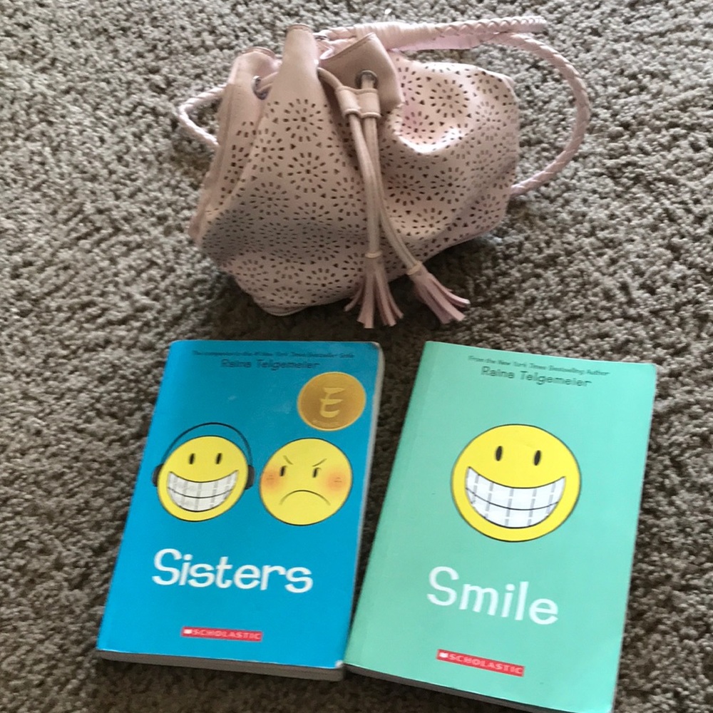 Kids books includes girls purse